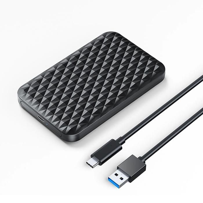 Boîtier disque dur/SSD 25 pouces - ORICO - 2520C3-V1 - USB-C 5 Gbit/s - Lecture/Écriture - Noir