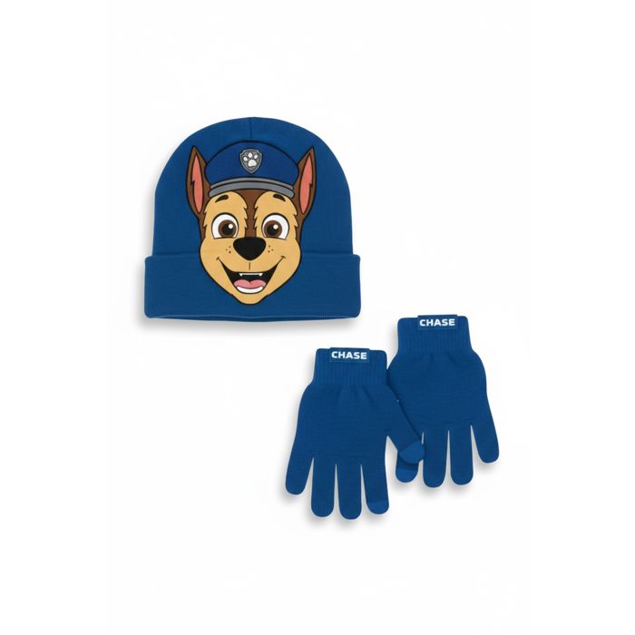 Bonnet à Pompon Paw Patrol - Doux Et Soyeux Avec Bordure En Fausse Fourrure Blanche, Taille Unique