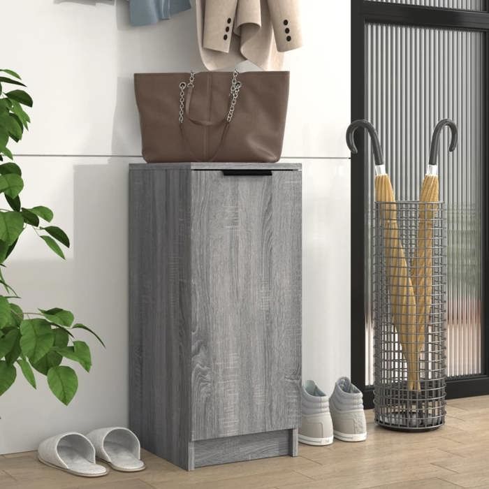 SALE 2026 Armoire dangle Gris - Meuble à chaussures Sonoma gris 30x35x70cm - bois dingénierie PRO975809386
