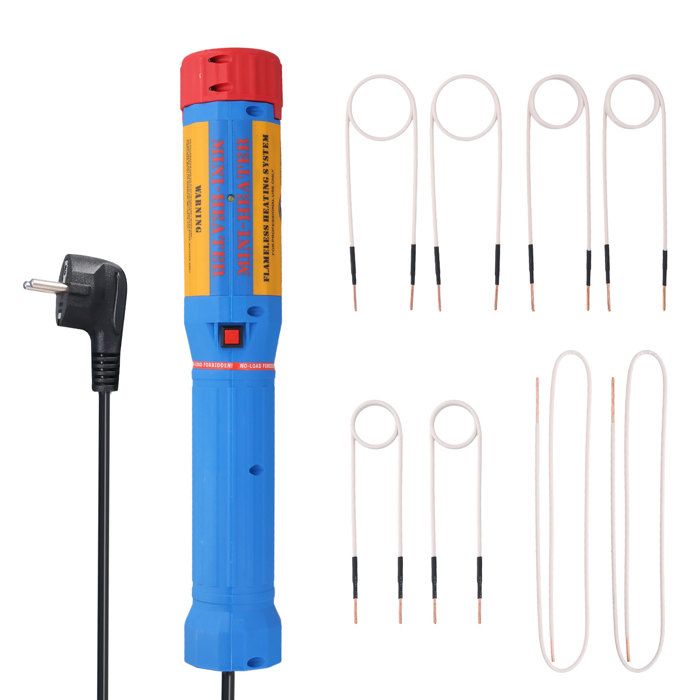 Kit Chauffage Induction 1100W 8 Bobines Décapage Vis Rouillées sans Flamme Outil Automobile