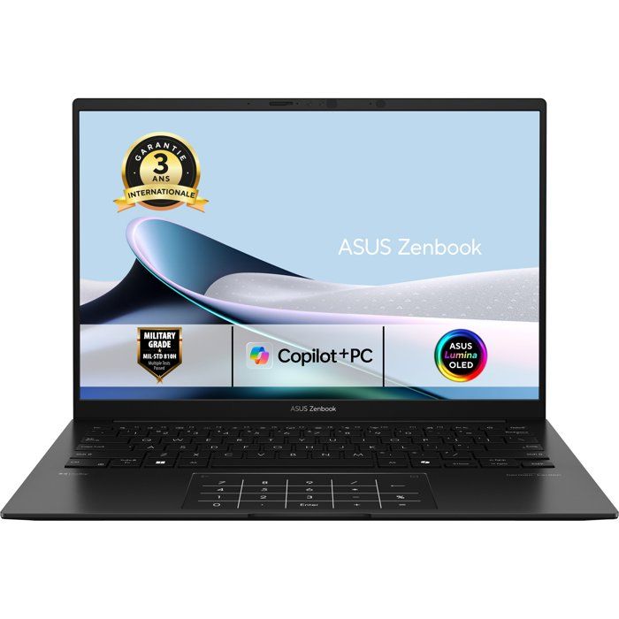 PC Portable ASUS ZenBook 14 OLED UM3406 : Win 11 - 14.0 WUXGA - AMD Ryzen AI 5 430 - RAM 16Go - 512Go SSD