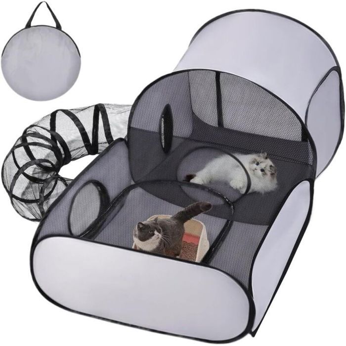 Parc pour Chats Portable Tunnels dActivités pour Chats Et