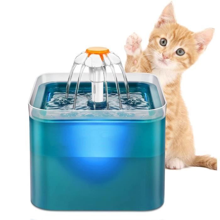 Fontaine à eau automatique et design pour chat et chien