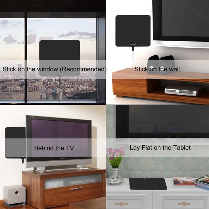 Antenne Interieure Amplifiee Tv Avec Amplificateur De 50 Hz Lly71128105bk Amplificateur Hifi Avis Et Prix Pas Cher Cdiscount