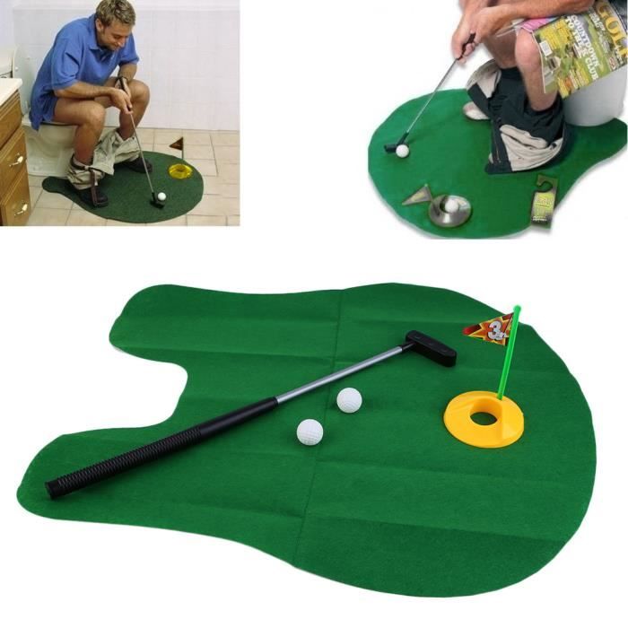 Mini golf Jouets Pour Toilettes Potty Putter Toilet Golf Game - Cdiscount  Sport