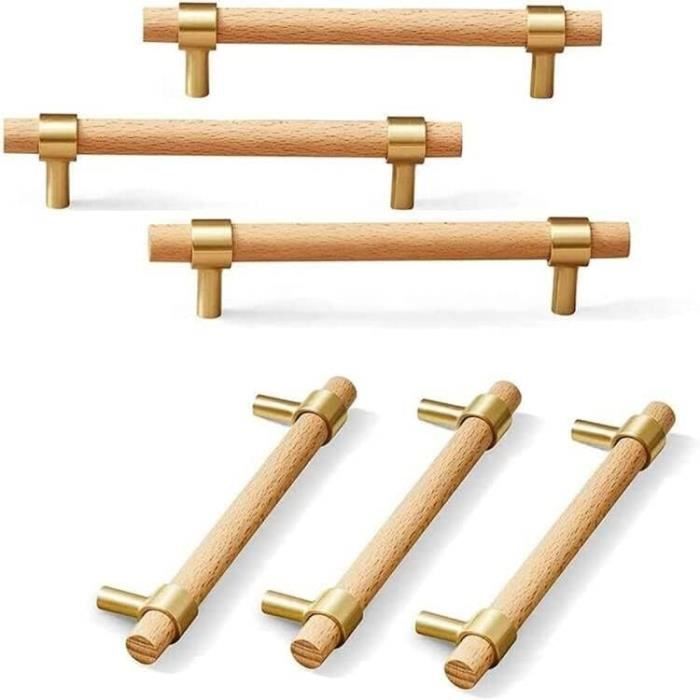 Poignées En Bois Pour Sacs à Main - Lot De 2 (marron Clair Et Foncé), 13 Cm, Remplacement DIY