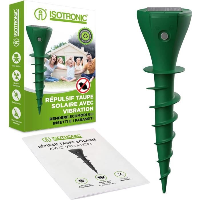 💐50% DE RÉDUCTION ! Répulsif Solaire Étanche à Vis contre les Taupes – Zéro Pile, Zéro Produit Chimique, Écologique 🌿🔁【Offre Limitée】 main image 0