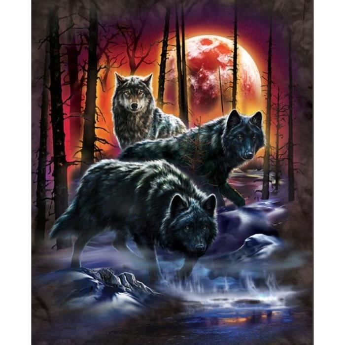 Plaque Metal Loups Style Vintage Cm X 30 Cm Cdiscount Maison