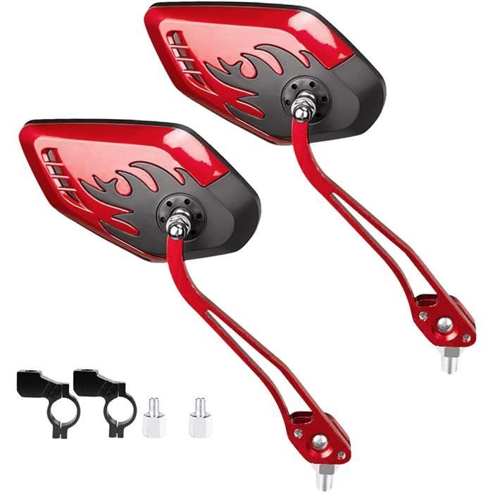 Rétroviseur Vélo – 2 Pièces HD 360° Pliable, Pour Guidon 17,4-22 Mm