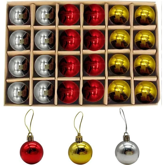 Boule Sapin noël,Boule de noël Rouge,Boules de Noel Blanche,Boule de