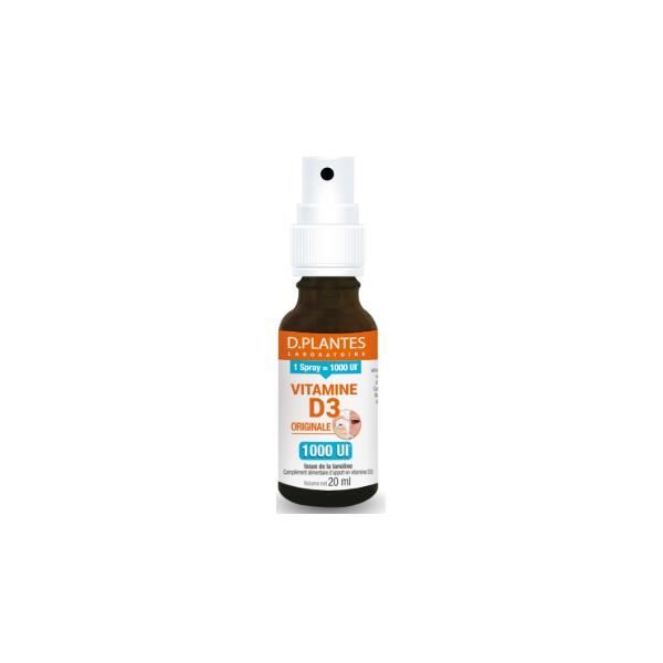 D.Plantes Vitamine D3 1000UI Originale Spray 20ml - Cdiscount Sant - Mieux  vivre