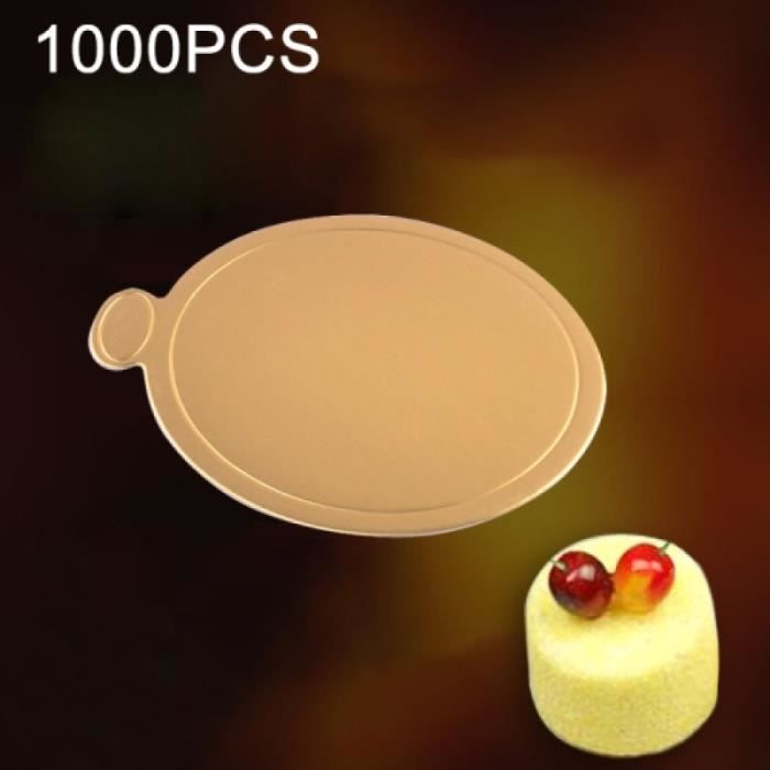 Moule A Gateau Moule De Patisserie 1000 Pieces Petit Coussin Rond En Carton De Gateau Epais Rigide Mousse De Gateau Mousse Cdiscount Maison