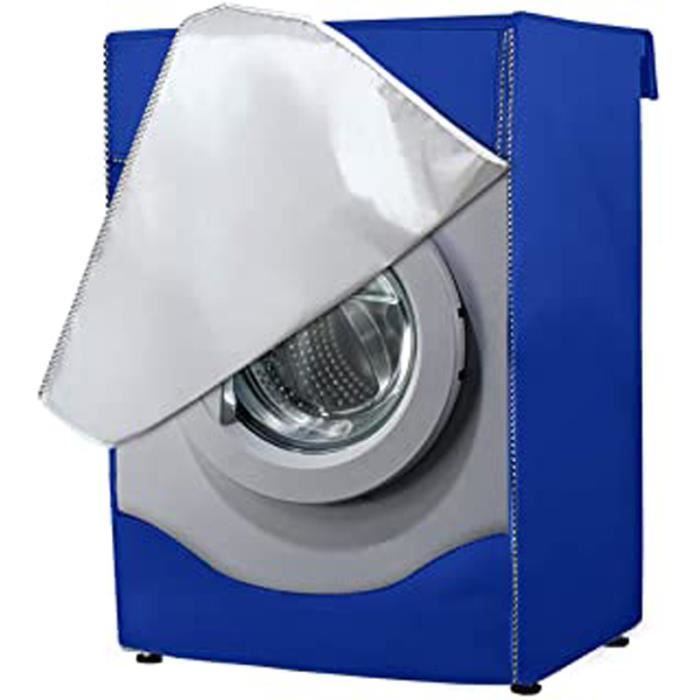 Housse Pour Machine À Laver, Sèche-Linge À Chargement Avant, Housse Imperméable Pour Machine À Laver (60 X 85 X 60 Cm, Bleu)