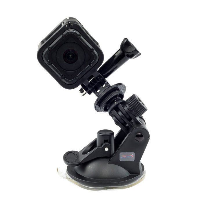 Support Ventouse Voiture Digicharge Pour GoPro, DJI, Insta360 - Fixation Pare-brise Stable