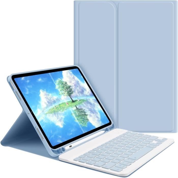 Étui Clavier Amovible Pour IPad Air 11 (2024/2022/2020) – Protection Intelligente 2 En 1, Clavier Bluetooth Et Porte-stylo – Rose - 6