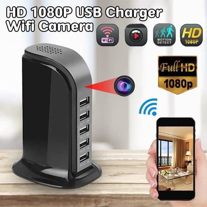 Hub USB Avec 1080P Caméra WiFi 5 Ports EU PLUG Cdiscount Appareil Photo