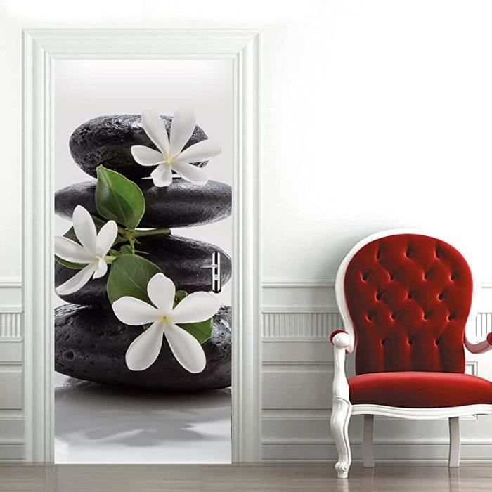 Autocollant Vinyle Orchidée Papillon - Déco Murale Ou Voiture - Motif Floral UK