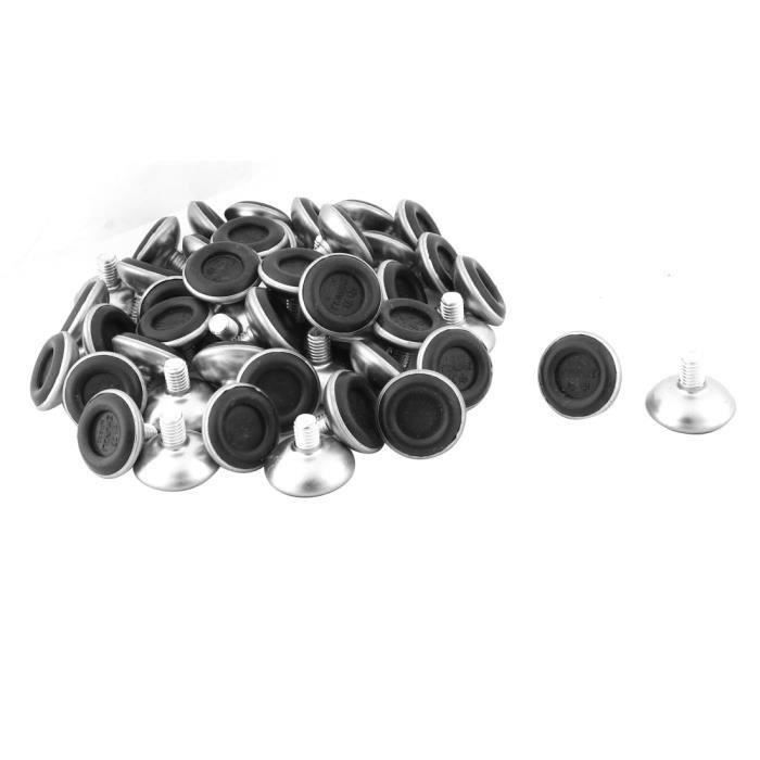 Patins Glisseurs à Clouer En Feutre Pour Pieds De Chaises Et Meubles - Protection Anti-rayures - 8 Pièces - 25 Mm - Gris/Brun - High-tech Et Tendances