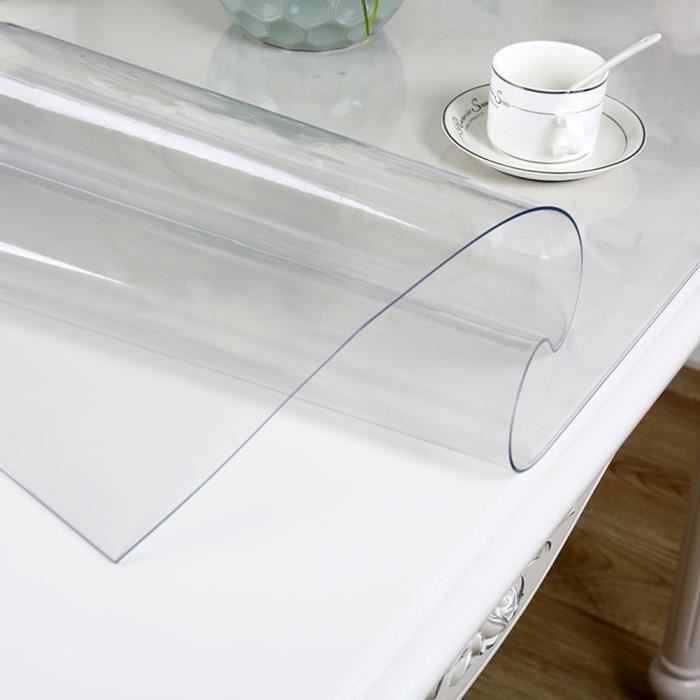 Nappe Transparente épaisse Pour Table En Bois Protection Transparente Table Ronde Achat Vente Pas Cher