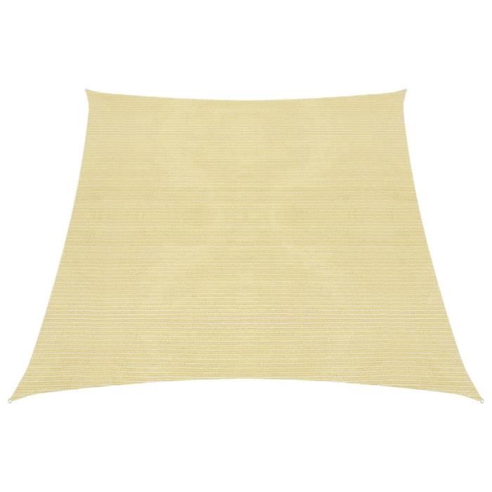 Vidaxl Voile d'ombrage Beige 3/4x2 m