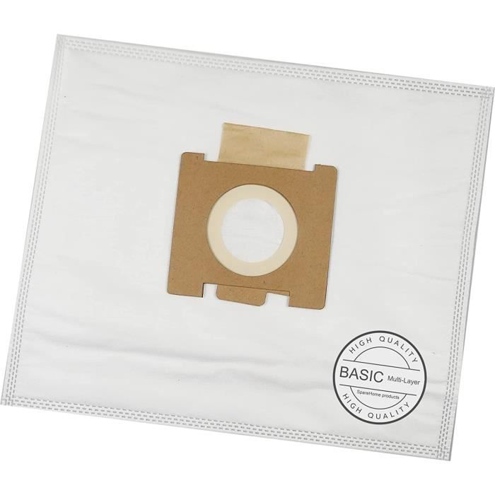 Lot de 10 sacs Basic Multi Layer H81 compatible avec aspirateur