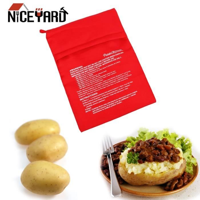 Cuisson pomme de terre au micro onde sac plastique top
