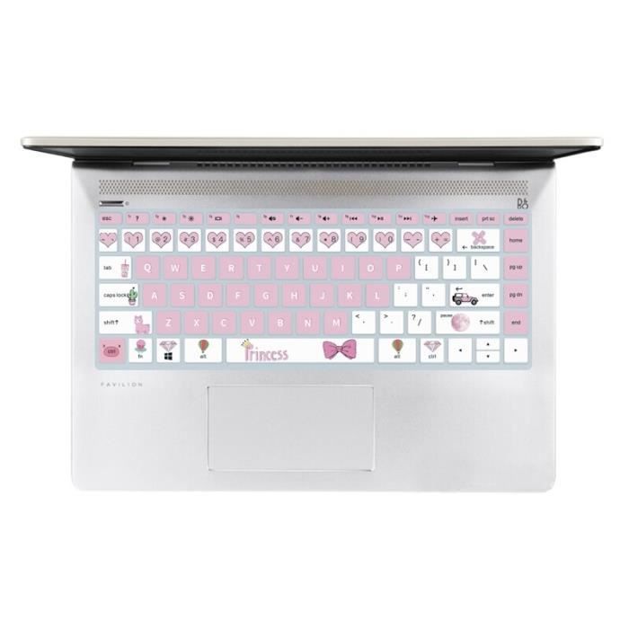 Film Protecteur Clavier Silicone DDKY 365x135mm | Transparent Pour PC 15-17 Pouces