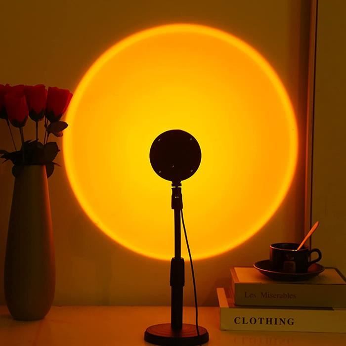 Sunset Lampe Coucher de Soleil Réglable16 Couleurs Lampe de Projection  Coucher de Soleil pour La Photographie Chambre Salon Fête Bar - Cdiscount  Maison