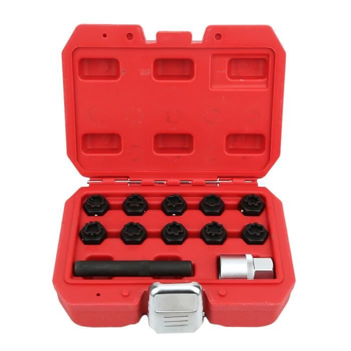 Keenso Douille Antivol Pour écrou De Roue, Clé De Verrouillage De