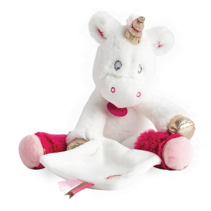 Babynat Pantin Avec Doudou Licorne Pantin Mm Avec Doudou
