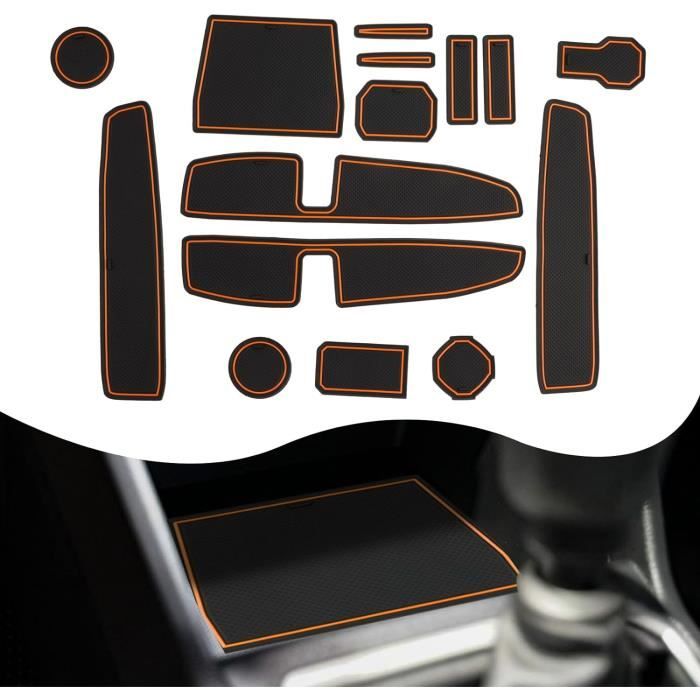 Tapis En Caoutchouc Noir Pour Dacia Jogger 2021-2024 | Antidérapant & Facile à Nettoyer | Lot De 15 Pièces