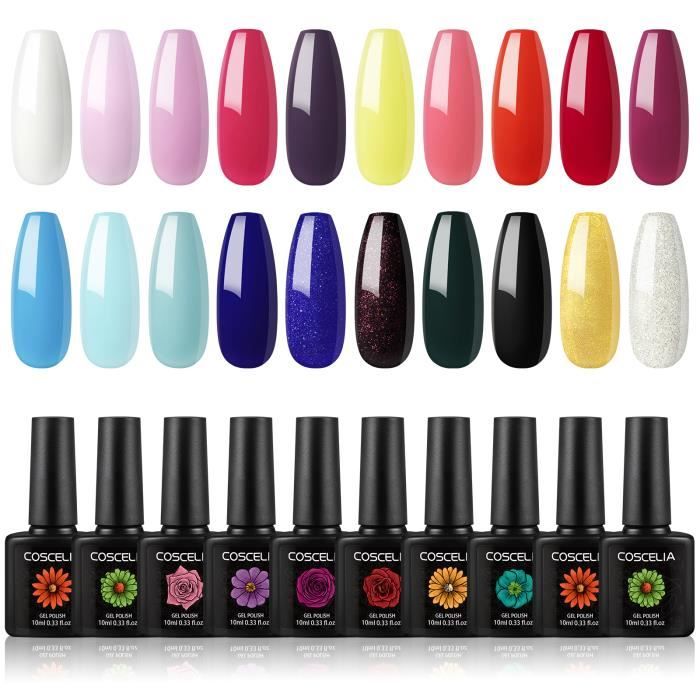 VOXURY Vernis Semi Permanent 21Pcs Lot Vernis Gel Semi Permanent UV LED
