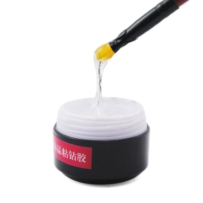 1 Pot De 8g Colle Pour Les Strass Perles Ongle Décor Accessoire Professionnel Faux Ongles Artistique Colle Manucure Décoration