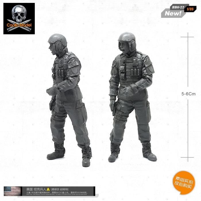 Maquette Résine 1/35 Soldat Américain Moderne Avec Chien - Kit à Monter Et Peindre - TRMSS - Niveau Intermédiaire