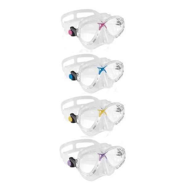 Cressi Marea Junior – Masque de snorkeling mixte Rose jupe silicone hypoallergénique