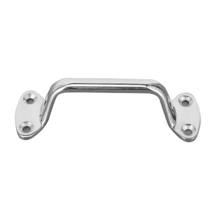 JUST FUN – Poignée En Acier Inoxydable Pour Poutre Carrée – Fixation Pour Balançoire – Résiste Aux Intempéries – Sûre Et Durable – Pour Aire De Jeux