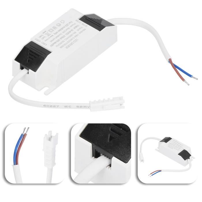 Transformateur LED Universel - Adaptateur Alimentation 4-7W, AC 90-265V, DC 12-28V - Parfait Pour Downlights Et Ampoules Tin Lantern - 10