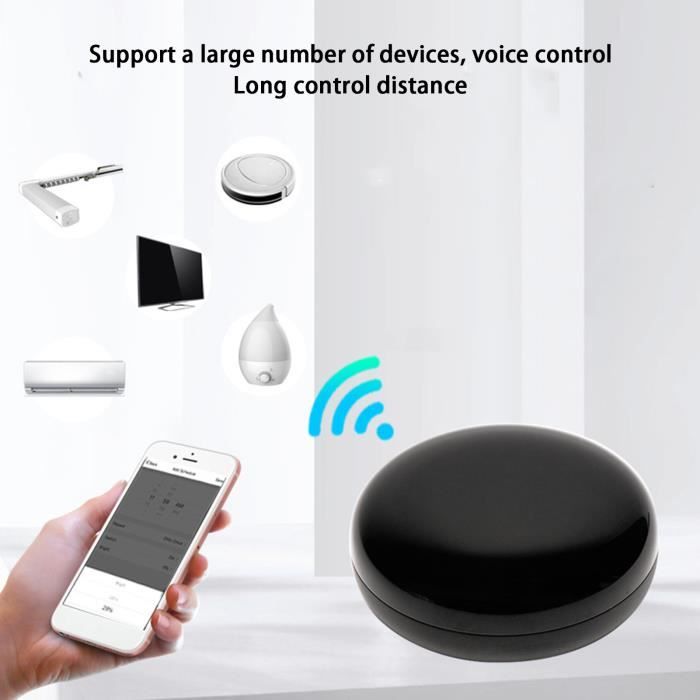 Télécommande Universelle Tuya Smart WiFi IR/RF - Contrôle Climatisation, TV, Compatible Google Home