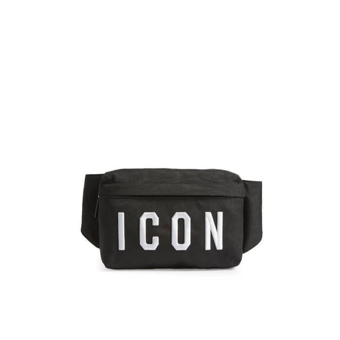 SAC BANANE ICON NOIR BLANC DSQUARED2 Cdiscount Bagagerie