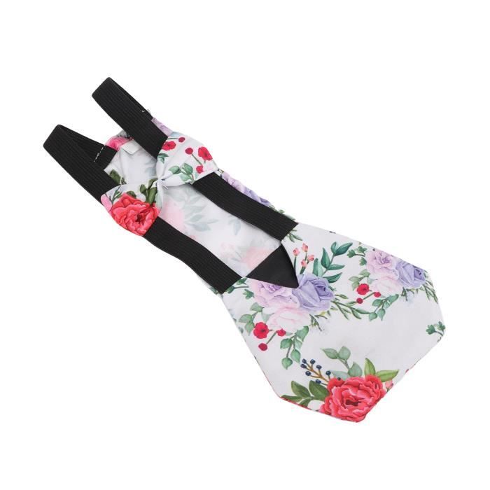 Sempoda Couches de Canard de Poulet pour Animaux de Compagnie, Vêtements d'oie Réutilisables, Couches Lavables pour Animaux de Compagnie avec Nœud Papillon pour Volaille, Couche pour Animaux de(L