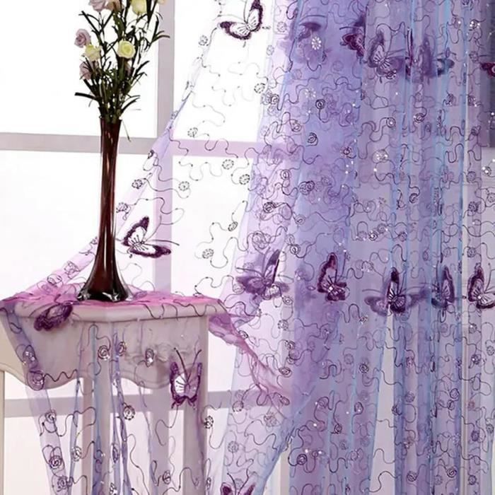 Rideaux Violets Vibrants Pottery Barn - Paire De 2 Panneaux Longueur Standard