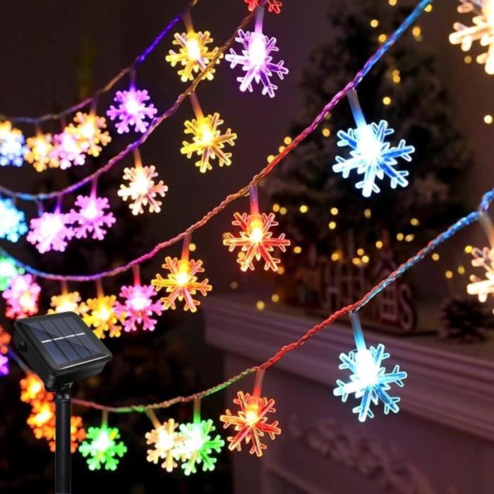 BrizLabs [Lot de 2] Guirlande Lumineuse Exterieur Solaire, 12m 120 LED