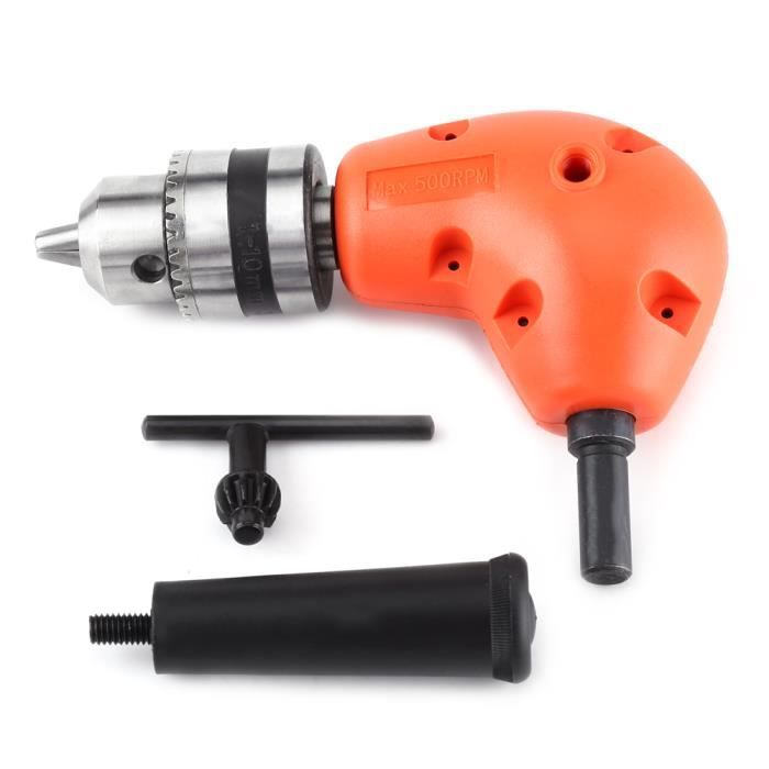 Adaptateur Perceuse Angle Droit 90° - Pour Percer Dans Les Coins étroits, Bois, Meubles