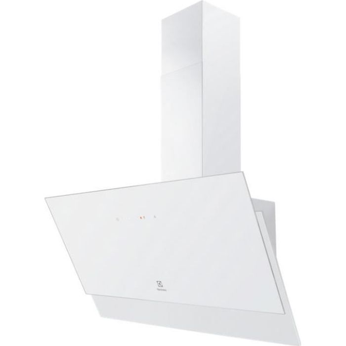 Electrolux Hotte Decorative Inclinee 90cm 700m3 H Blanc Lfv619w Achat Vente Hotte Cdiscount