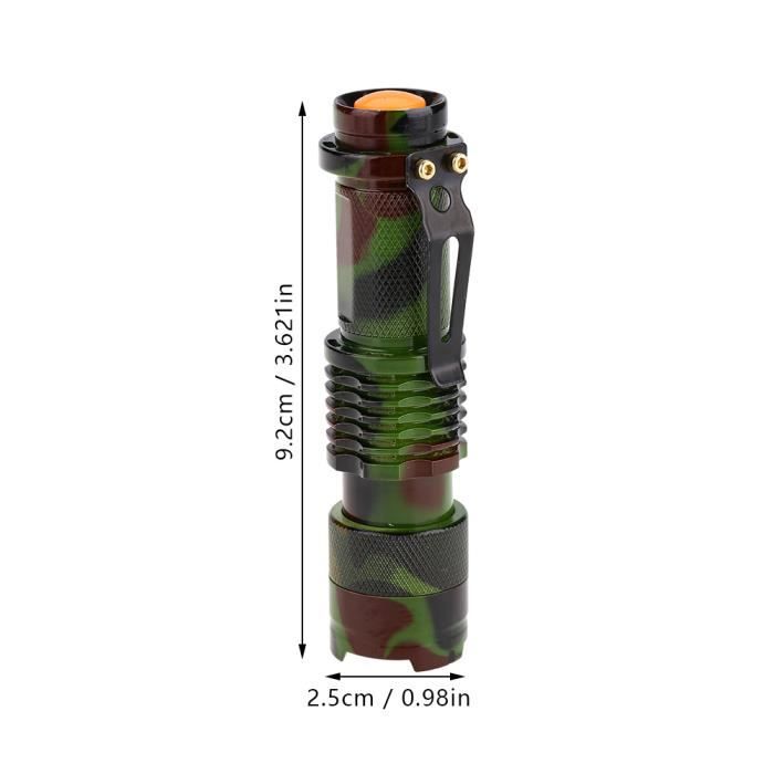 EXPLITE Mini Lampe De Poche LED Ultra Puissante Rechargeable USB C