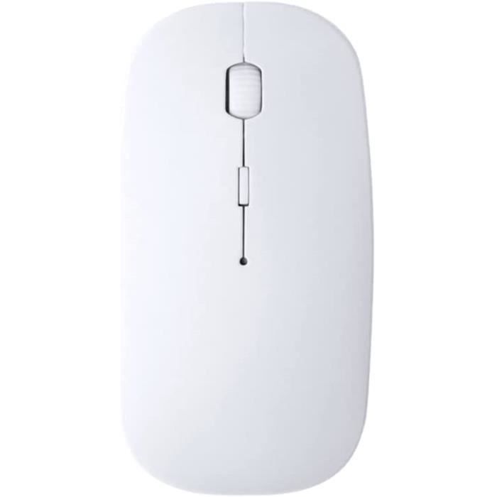 Souris Sans Fil Optique - Souris Ergonomique Sans Fil - Technologie Sans Fil  2,4 Ghz - Blanc - Cdiscount Informatique