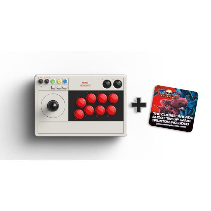 8Bitdo Arcade Stick TRUXTON Steam Bundle Stick compatible Switch & PC Neuf - vue 4