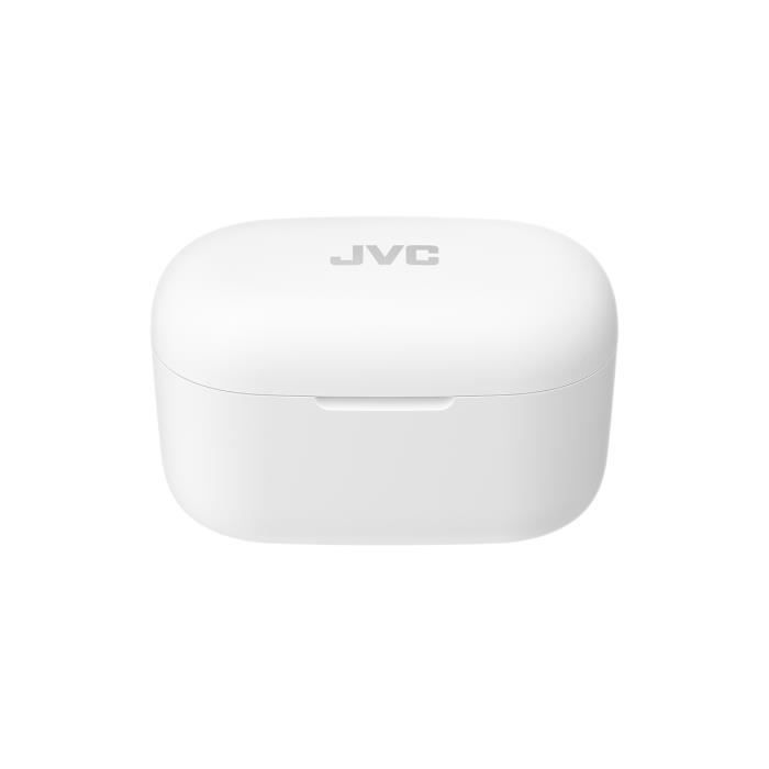 JVC HA-A25T Blanc - Écouteurs intra-auriculaires True Wireless IPX4 - Bluetooth 5.3 - Commandes/Micro - Autonomie 7.5 + 28 heures -