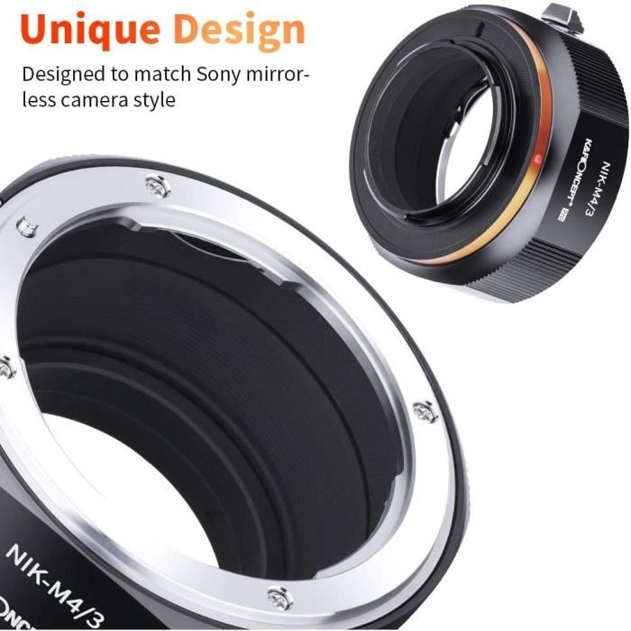 Adaptateur d'objectif, anneau/3, pour Panasonic GF... - Grandado