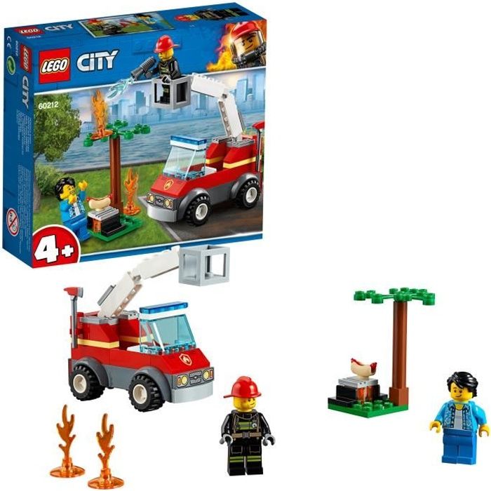 LEGO® City 4+ 60212 L’extinction du barbecue - Jeu de construction Reconditionné - Lego reconditionné disponible sur Cdiscount Seconde Vie